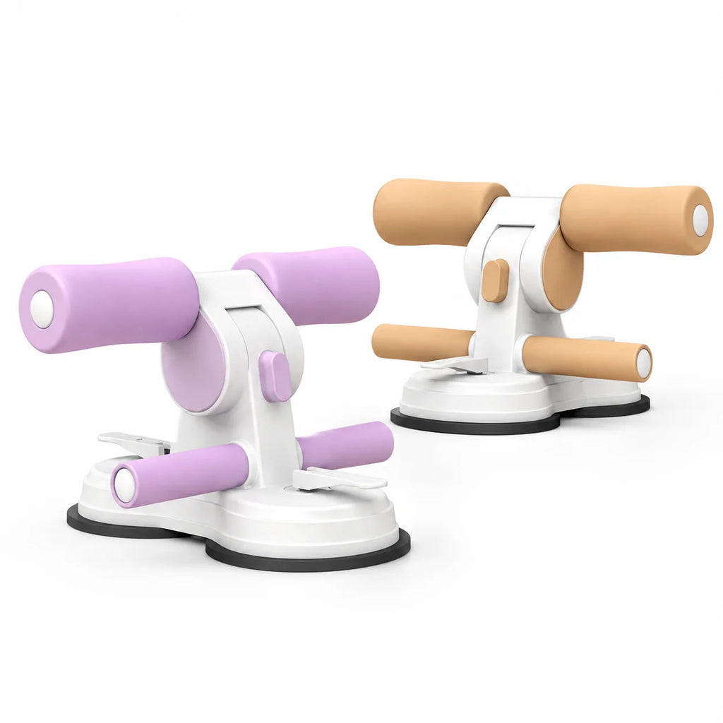 Dual Suction Sit Up Assistant - Abdominal Trainer for Home Fitness