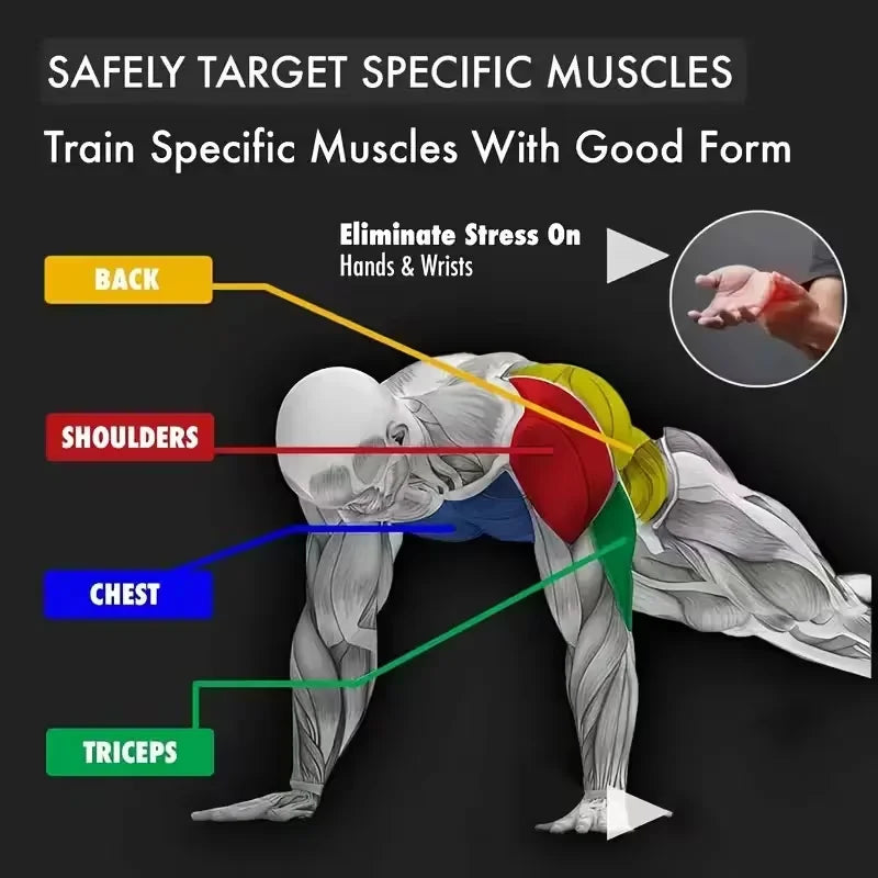 Portable Multifunctional Push Up Board - Foldable Fitness Training System