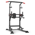 Power Tower Pull-Up Bar with Resistance Bands, 350LBS Capacity Dip Station