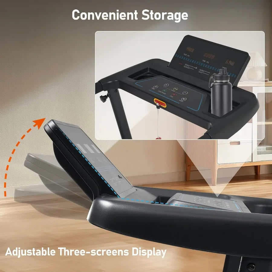 Foldable Treadmill with Incline & 3.0HP Motor - Home Fitness Walking Pad
