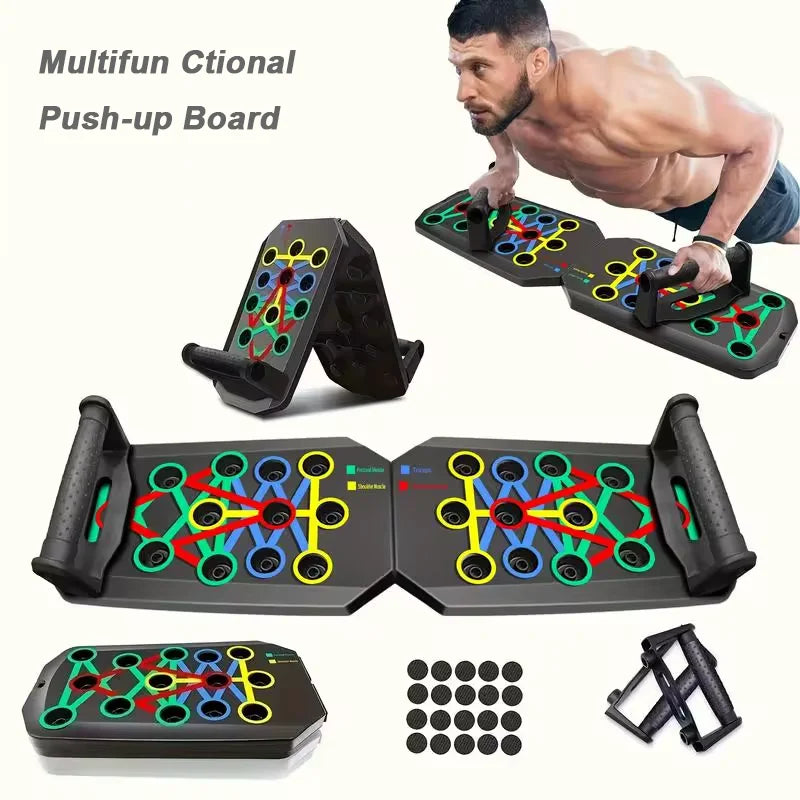 Portable Multifunctional Push Up Board - Foldable Fitness Training System