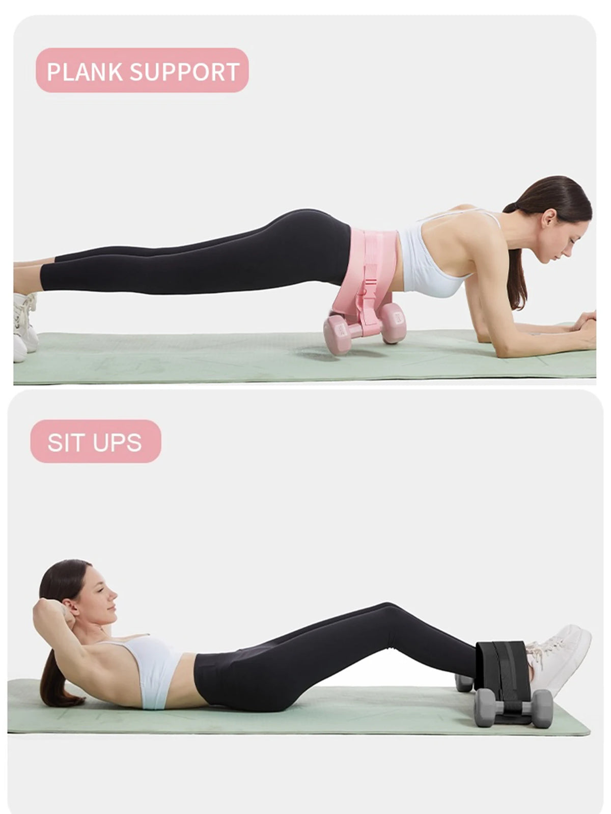 Adjustable Hip Resistance Band with Weights for Glute Workouts