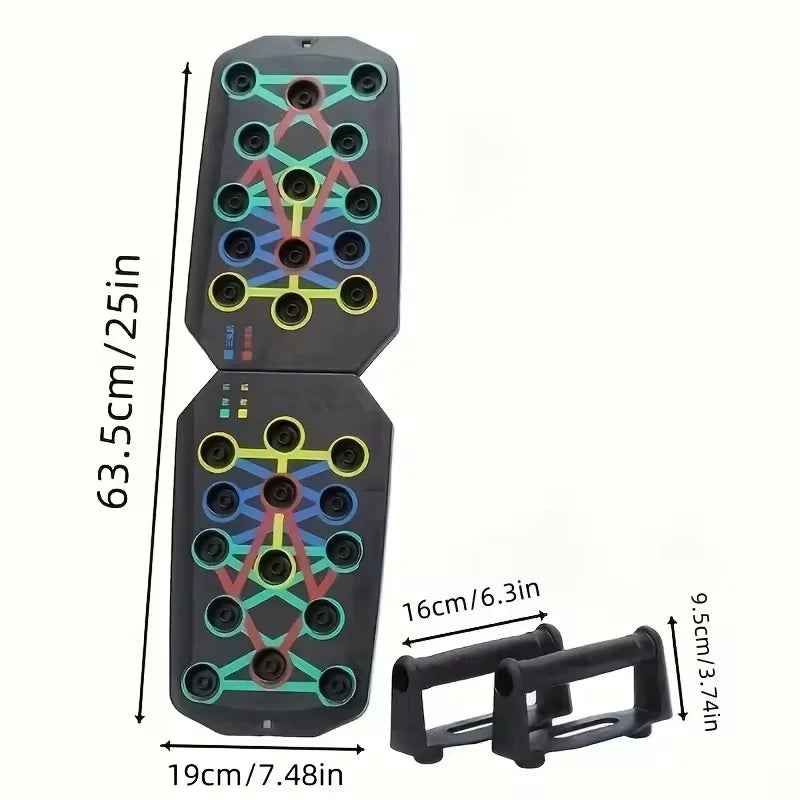 Portable Multifunctional Push Up Board - Foldable Fitness Training System