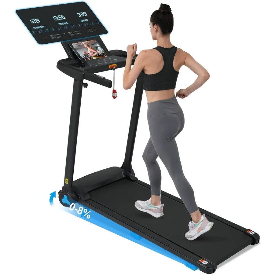 Foldable Treadmill with Incline & 3.0HP Motor - Home Fitness Walking Pad
